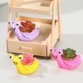 thumbnail image 3 of Xinyolin Snail Ornament Cute Realistic Resin Moss Landscape Animal Miniature for Home, 3 of 8