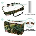 thumbnail image 4 of Tropical Plants Large Capacity Oxford Cloth Picnic Basket Reusable Laundry Bag Easter Basket Foldable Box, 4 of 7