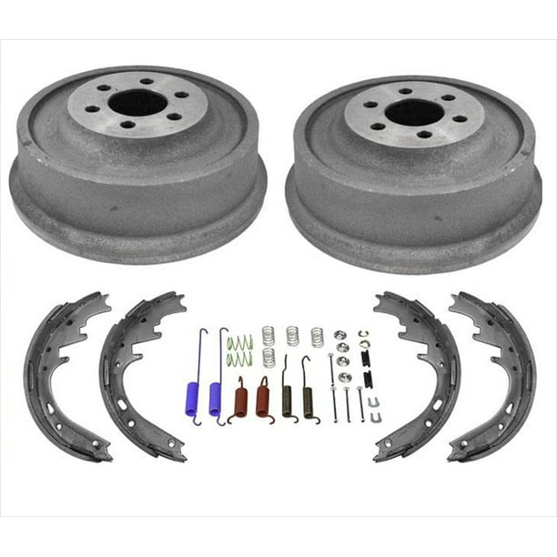 Rear Brake Drums Brake Shoes Spring Kit 4Pc for Dodge Dakota 0304