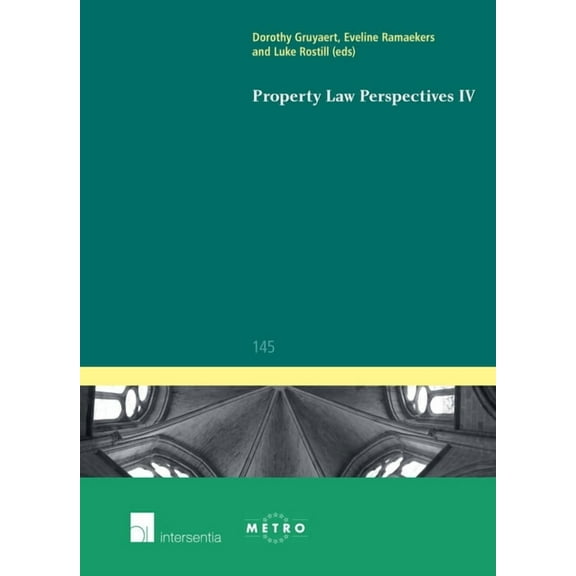Ius Commune: European and Comparative Law Series: Property Law Perspectives IV (Series #145) (Edition 1) (Paperback)