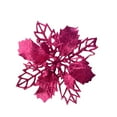 thumbnail image 7 of VerPetridure 16Cm Artificial Christmas Glitter Glitter Flowers for Holiday Decoration Rose Red Artificial Christmas Gold Glitter Christmas Hollow Flower Used To Decorate Flowers For Christmas Day, 7 of 7