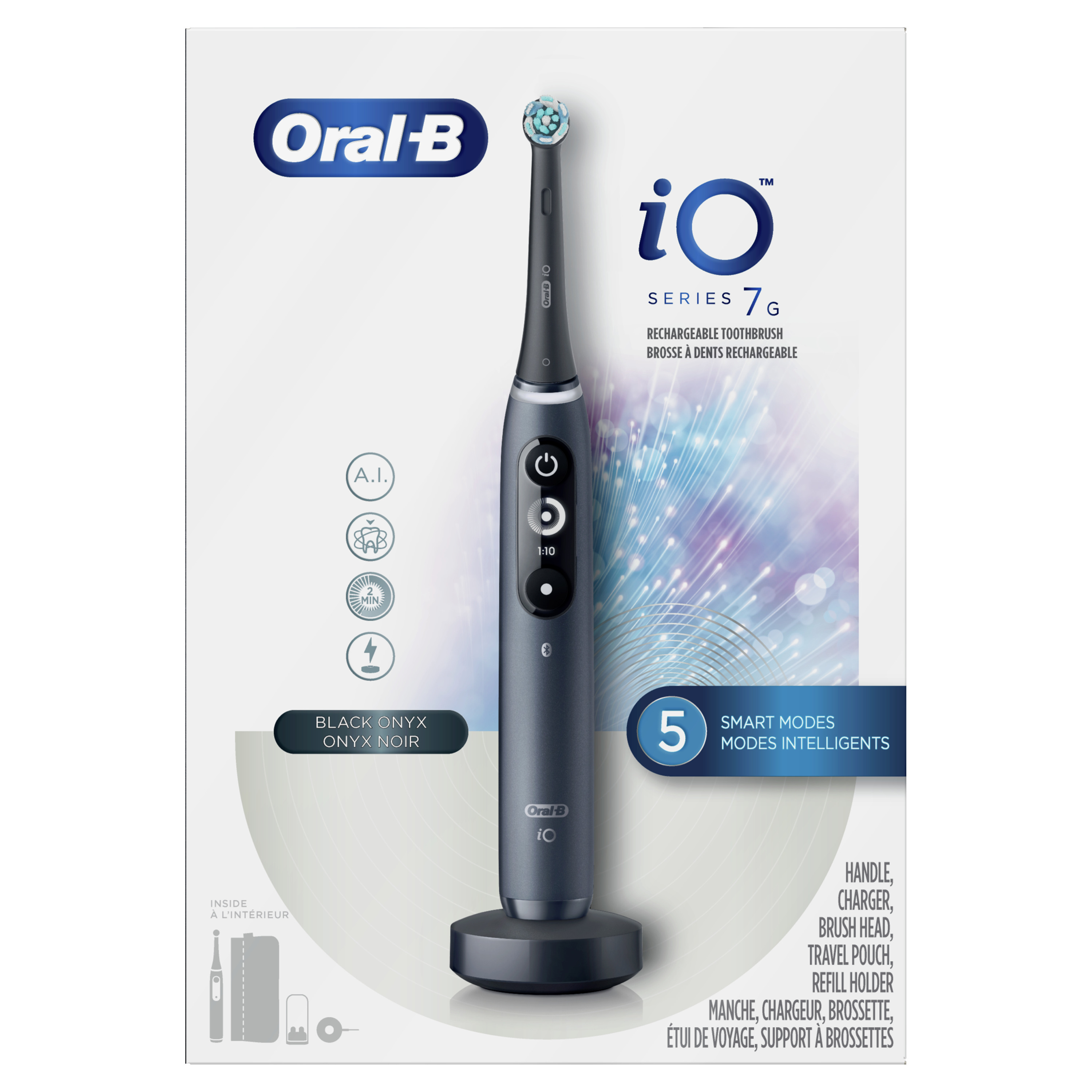 Oral-B iO Series 7G Electric Toothbrush with 1 Brush Head, Black Onyx - image 2 of 10