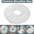 thumbnail image 3 of Spin Mop and Bucket System, Mop and Bucket with Wringer Set,Mops for Floor Cleaning,Household Supplies Tools with 6 Replacement Refills,61" Extended Handle for Household Hardwood Floor - Green, 3 of 5