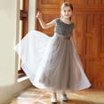 thumbnail image 5 of Vividxx Toddler Girls Dresses Elegant Girls Formal Dress For Recital Pageant Performance Tutu Gown With Skirt And Sash 7-8 Years, 5 of 8