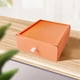 thumbnail image 4 of Cajón de escritorio para almacenamiento de joyas, maquillaje y archivos, organizador para oficina naranja, 4 of 9