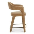 thumbnail image 3 of Moe's Home Collection Martens Counter Stool Leather Brown, 3 of 7