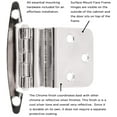 thumbnail image 4 of Hickory Hardware P140-25Pack 3/8" Inset Traditional Cabinet Door Hinge - Chrome, 4 of 6