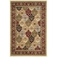 thumbnail image 3 of SAFAVIEH Lyndhurst Abigail Traditional Bordered Runner Rug, Multi/Red, 2'3" x 6', 3 of 7