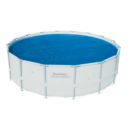 Bestway 15-Foot Round Above Ground Swimming Pool Solar Heat Cover | (Best Way To Cover Webcam)