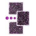 thumbnail image 1 of qiipii Diamantes de imitación de resina de cristal morado uva para manualidades, piedras planas de 3 mm, 4 mm, 5 mm, diamantes sin fijación por calor, cristales, gemas, dijes para uñas, cara, ojos, ma, 1 of 5