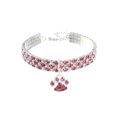 thumbnail image 2 of Pet Collar with Diamonds, Adjustable Crystal Diamond Elastic Pendant Wedding Cat and Dog Small Pet Necklace Jewelry, 2 of 7