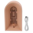 thumbnail image 2 of Luz nocturna para dormitorio, altavoz Bluetooth de escritorio, altavoz con luz nocturna USB, sonido de escritorio, características mejoradas, 2 of 13