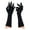 Have claws-Black, variant on Realistic Gloves For Halloween Costume With Long Nails Nylon Glove Practical Flexible Design