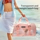 thumbnail image 5 of Teissuly Clear Vinyl Beach Bag, Ball Game Concert Clear Tote Shoulder Bag, 31L Clear Vinyl Tote Bag, Stadium, Outdoor, Beach, Pool Teissuly WER202401274775, 5 of 6