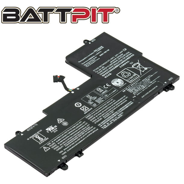BattPit: Laptop Battery Replacement for Lenovo Yoga 710-14ISK, Yoga 710-14IKB,  5B10K90778, L15M4PC2 ( 6960mAh 53Wh) 