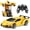 Yellow, variant on Petbank RC Transform Car Toy, 2.4Ghz Remote Control Transform Car Robot Toy, 1:18 Scale One-Button Deformation Race Car Toys for Boys Girls Ages 4-12, Yellow