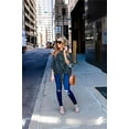 thumbnail image 3 of Sherrylily Women Cold Shoulder Bell Sleeve Shirt Tie Knot Casual Summer Tops, 3 of 5