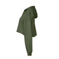 thumbnail image 3 of Bella + Canvas Womens Fleece Crop Hoodie, 3 of 4