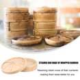 thumbnail image 2 of EeaseCA 1 Set Handmade Bamboo Steamer Kitchen Food Steamer with Lid Cooking Tool, 2 of 7