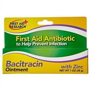 Bacitracin Zinc First Aid Antibiotic Ointment - 1 Oz Tube, 3 Pack