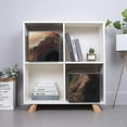 thumbnail image 3 of Collapsible Oxford Fabric Storage Cubes with Handles, Large Mid Foldable Oxford Cloth Bins Set of 2/6, Closet Organizers for Shelves Clothes Home Kitchen Toy - Universe, 3 of 7