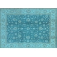 thumbnail image 1 of Ahgly Company Indoor Rectangle Oriental Light Blue Traditional Area Rugs, 2' x 3', 1 of 4