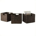 thumbnail image 2 of Pemberly Row Petits Paniers Pliables 3 Pièces en Chocolat, 2 of 2