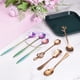 thumbnail image 4 of Cucharas de Café de Acero Inoxidable Unique Bargains 7uds Concha Forma 5 Pulgadas Plata, 4 of 7