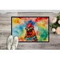 thumbnail image 2 of Carolines Treasures DAC4011MAT 18 x 27 in.  Hippie Animal Red Rooster Doormat, 2 of 5