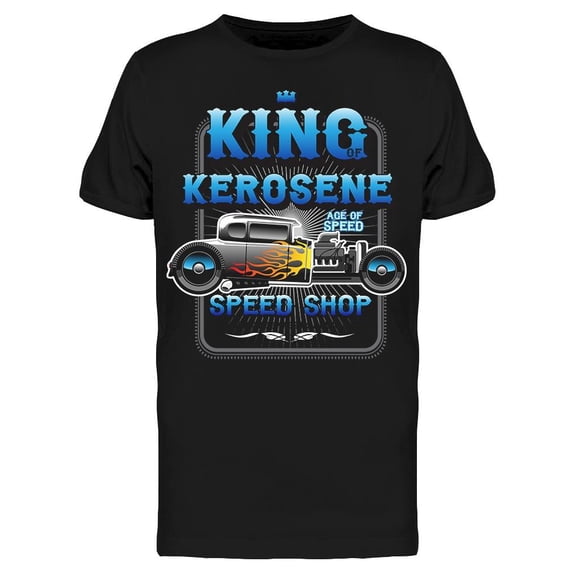 King Kerosene Speed Shop T-Shirt Men -Image by Shutterstock, Male 3X-Large