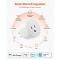 thumbnail image 6 of Smart Outlet 4-Pack, Works with Alexa & Google Home, White – Remote Control via App, Energy Efficient, 6 of 11