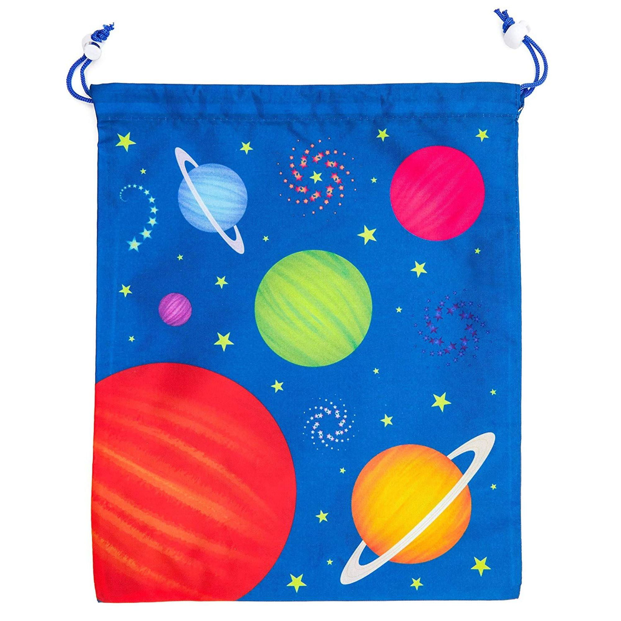Awesome Space/Solar System Theme Party Pack 48 Solar System Bookmarks/12 Space Pencils/12 Space Station Notebooks & 12 Space Goody Bags 