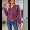 thumbnail image 4 of Camisa de Larga Color Vino Tinto M, 4 of 9