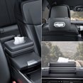 thumbnail image 3 of TopOne Car Tissue Holder Backseat Masks Dispenser Multifunctional Elastic Belt Leather Napkin Box Organizer, 3 of 8