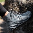 thumbnail image 4 of Zapatillas de deporte con punta de acero para verano zapatos de seguridad a prueba de pinchazos respetuosos con la piel sin cordones de malla, 4 of 9