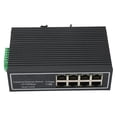 thumbnail image 4 of Conmutador Gigabit Ethernet, conmutador Ethernet Conmutador Ethernet DIN de 8 puertos Conmutador Ethernet de puerto diseñado para precisión, 4 of 8