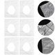 thumbnail image 2 of 50 cojines desechables para asiento de inodoro, funda sencilla para inodoro, para viajes de negocios en casa (blanco), 2 of 6