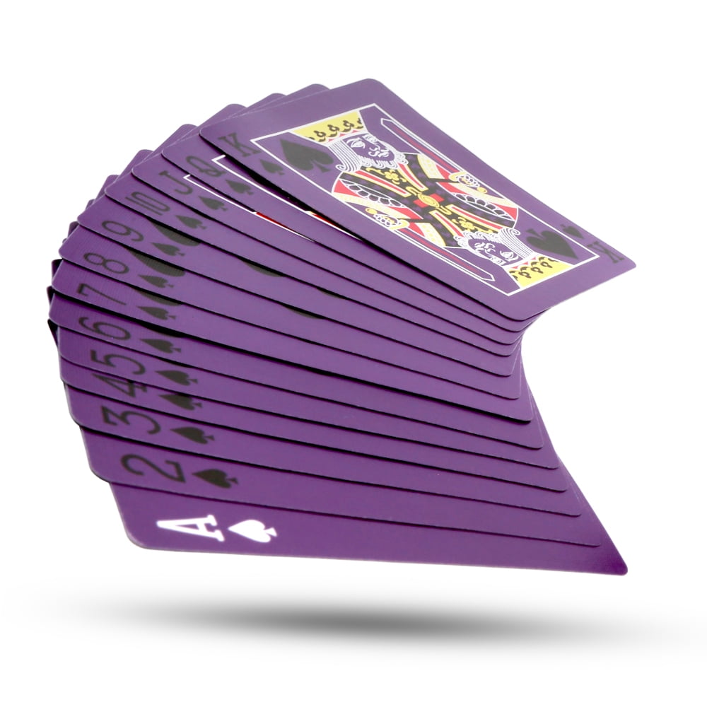 bicycle playing cards purple deck