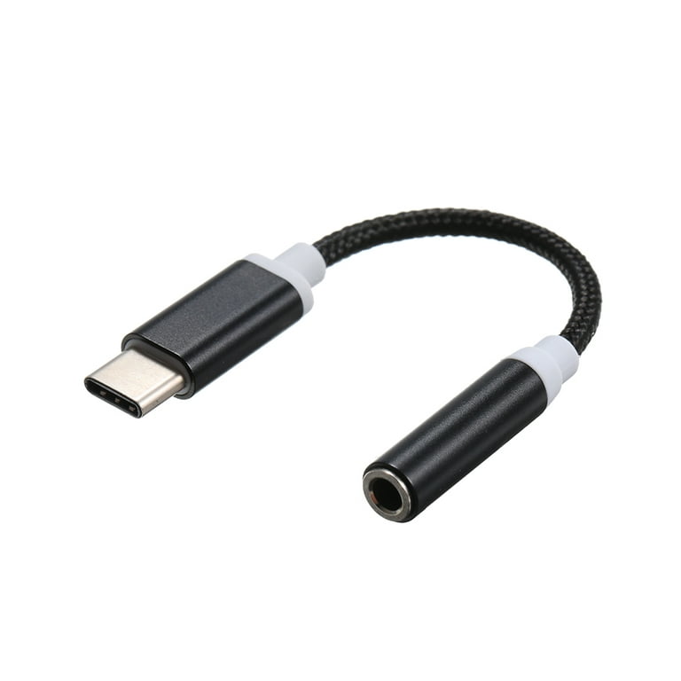 Adaptateur Jack USB C 3,5 mm, Adaptateur auxiliaire USB Type C