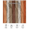 thumbnail image 5 of Burnt Orange Brown Wrap Around Bed Skirts for King Bed 18" Drop, Bed Skirt with Adjustable Elastic Belt Dust Ruffle Bed Valance for Bedroom Hotel Luxury Farmhouse Vintage Wooden Bed Frame Cover, 5 of 7
