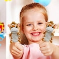 thumbnail image 3 of Marionetas de dedo de mano de animales de selva y granja Kawaii, juguete de peluche, muñeca de Animal de peluche, marioneta educativa para juegos de rol, Storytel, 9cm, 3 of 5
