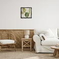 thumbnail image 3 of Stupell Industries Greenery Leaf Impressions Botanical & Floral Painting Black Floater Framed Canvas Art Print Wall Art, 18 x 18, 3 of 10