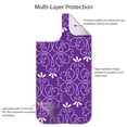 thumbnail image 4 of DistinctInk Custom SKIN / DECAL compatible with OtterBox Defender for iPhone 11 Pro (5.8" Screen) - Purple White Floral, 4 of 5