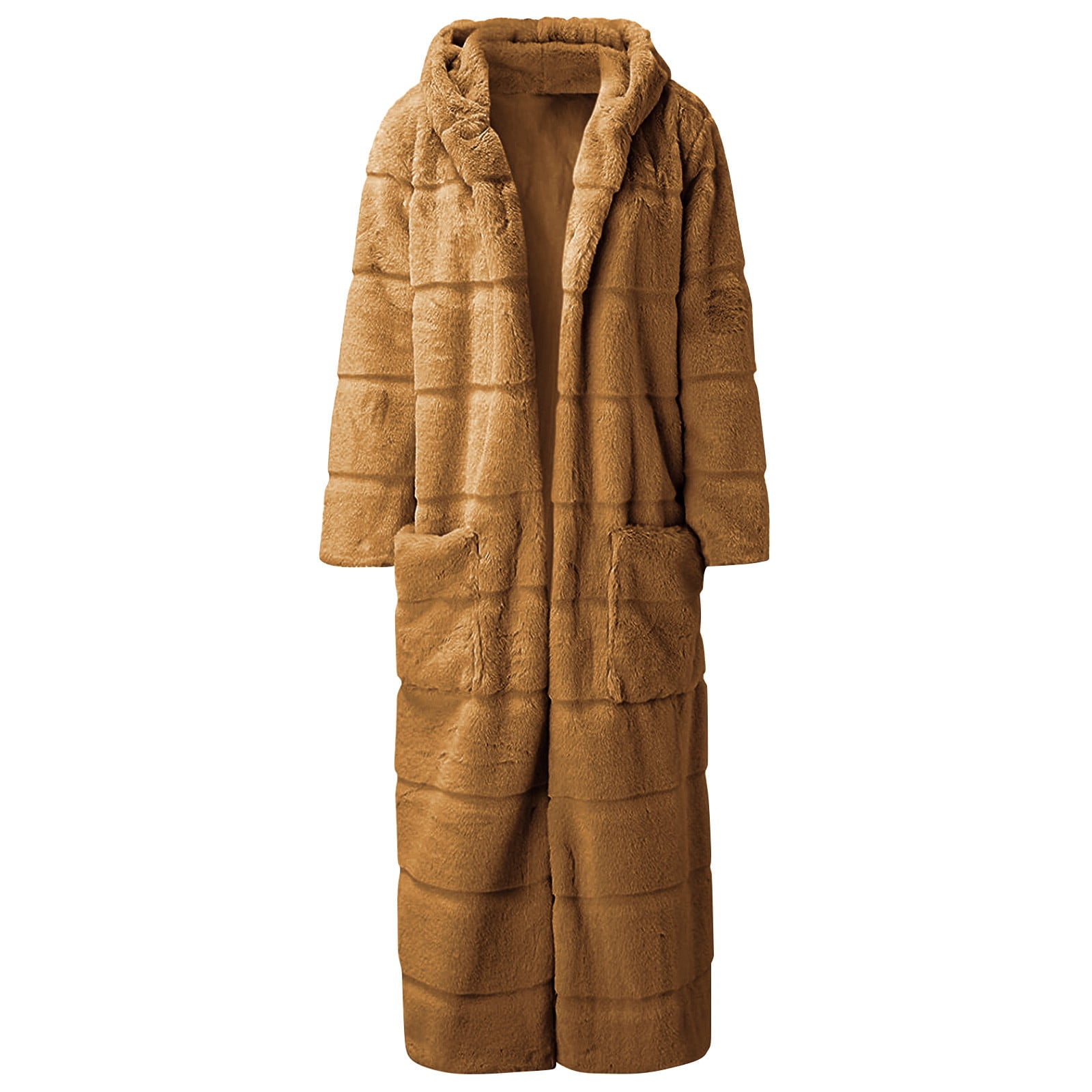 ジャケット・アウター Oversized Maxi-Length Zip Coat Women's Stylish Oversized Longline Maxi Denim Jacket, 100