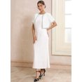 thumbnail image 2 of DARING DIVA Women's Formal Cocktail Wedding Sequin Bolero Shrug M White, 2 of 6