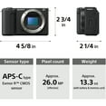 thumbnail image 3 of Sony Alpha ZV-E10 II APS-C Interchangeable Lens Mirrorless Content Camera (Black), 3 of 11