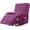 Purple, variant on AIGIA Stretch Recliner Covers, 4-Piece Ultra Soft Velvet Recliner Chair Slipcover Single Seat Couch Cover Furniture Protector with Pocket