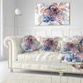 thumbnail image 3 of Designart Gold Symmetrical Fractal Flower - Abstract Throw Pillow - 12x20, 3 of 5
