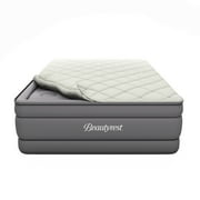 Beautyrest 20-Inch Queen Cushion Aire Quilted Pillow Top Air Mattress with Built-in Pump