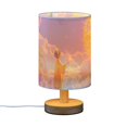 thumbnail image 2 of Bedside Desk Lamp LED Cartoon Boy with Staff Table Nightstand Lamps Warm Light Fabric Lampshade for Home Bedroom Office Living Room Decor, 2 of 7